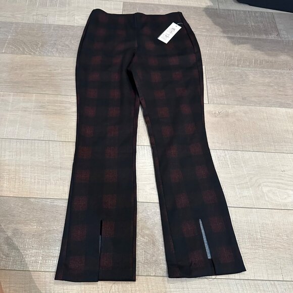 NANETTE LEPORE WOMENS BLACK AND RED PULL ON PANTS SMALL NEW - Picture 1 of 11